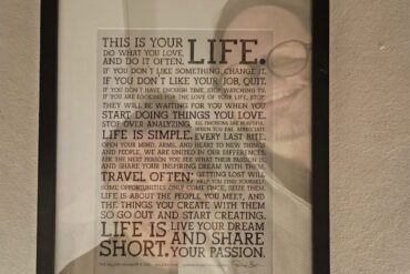 Lichterkette am Himmel